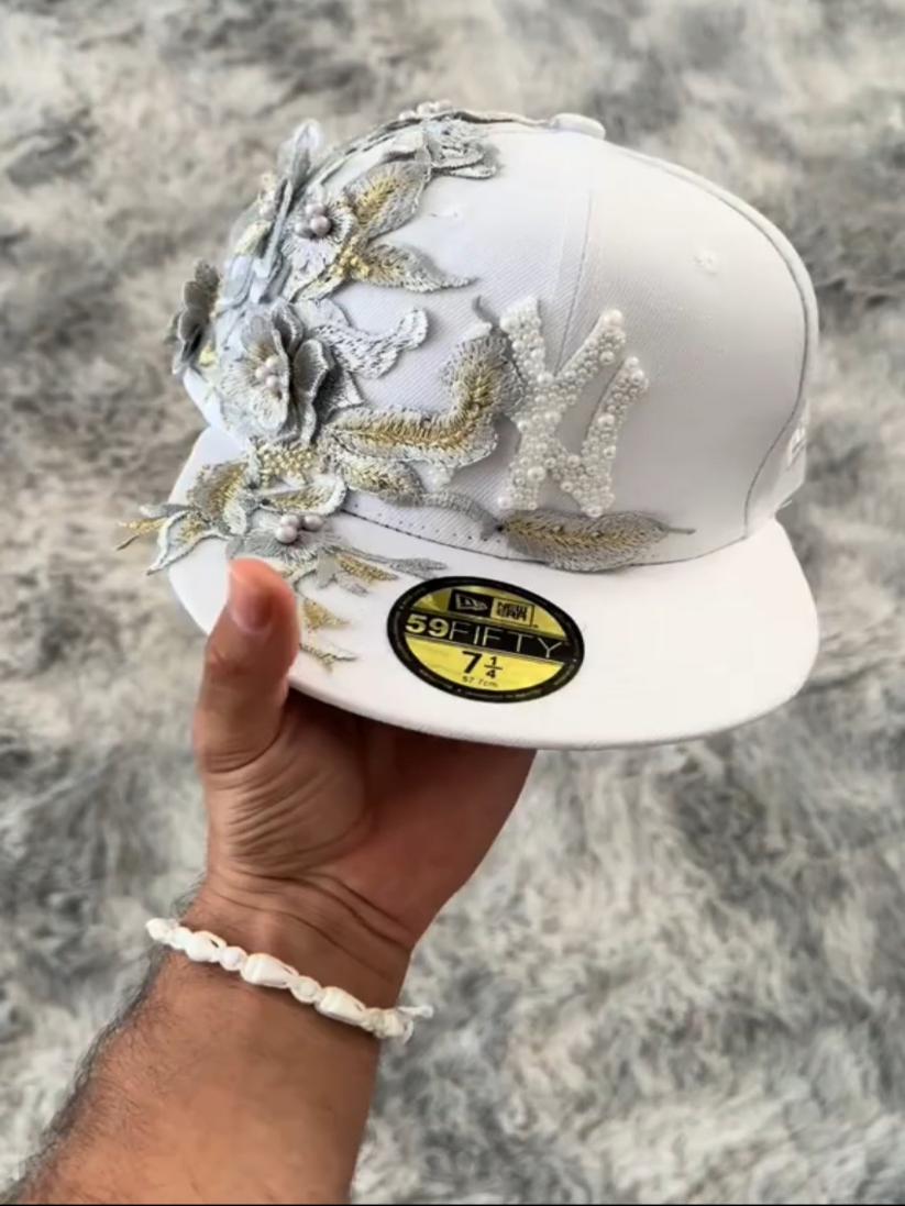 Y2K Flower Fitted