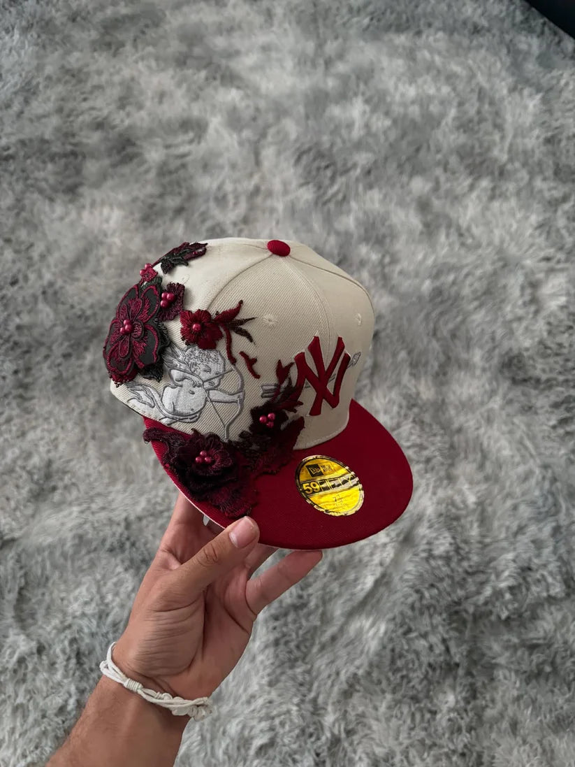 Y2K Flower Fitted